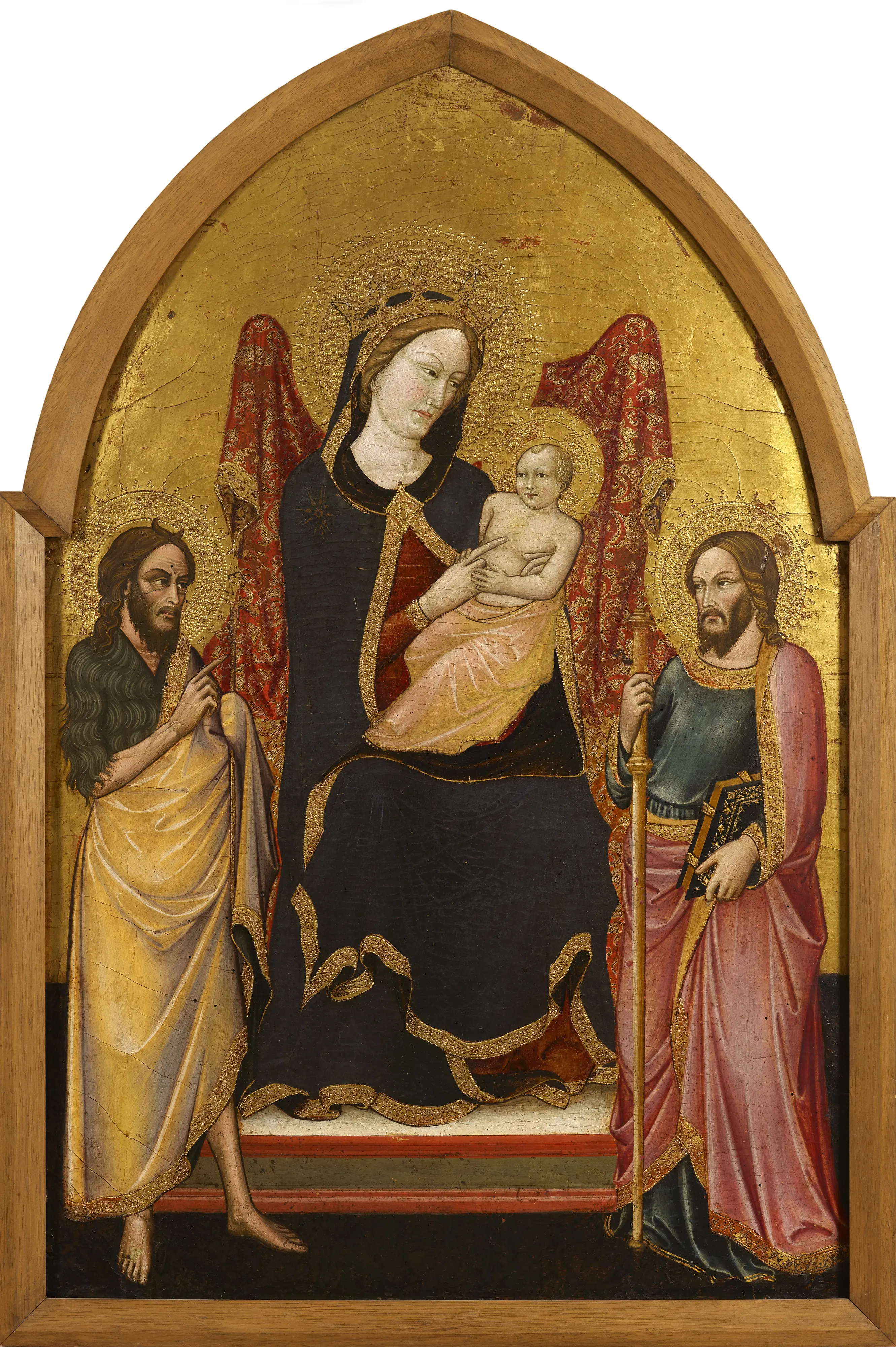Madonna and Child with Saints John the Baptist and James the Greater